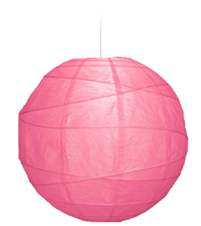 Χάρτινο Φωτιστικό Μπάλα "Akari" Lamp - Φ-40cm - Φούξια