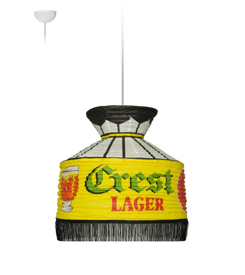 Κρεμαστό Χάρτινο Φωτιστικό ποτά - Crest Lager