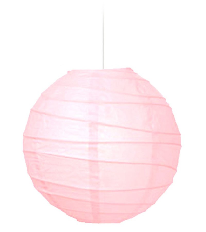 Χάρτινο Φωτ. Μπάλα "Akari"- Φ-35cm - Baby Ροζ