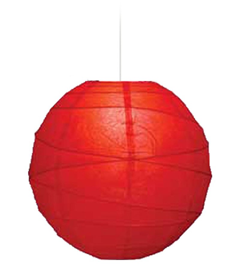 Χάρτινο Φωτ. Μπάλα "Akari" - Φ-35cm - Κόκκινο