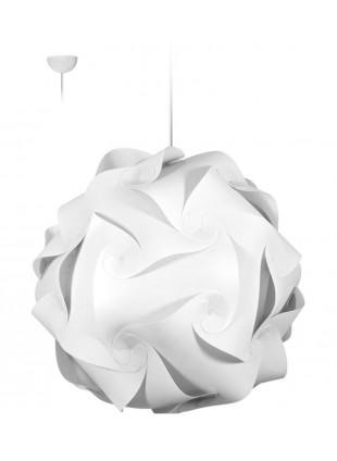 Κρεμαστό Μοντέρνο Φωτιστικό Οροφής Flower L - Λευκό