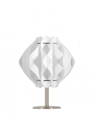 Λευκό επιτραπέζιο φωτιστικό Saporo S1 βάση 10 cm