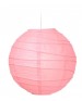 Χάρτινο Φωτιστικό Μπάλα "Akari" Lamp - Φ-40cm - Ροζ