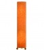 Κυλινδρικό φωτιστικό δαπέδου σε Βερικοκί χρώμα.
