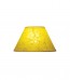 Κίτρινο Επιτραπέζιο Αμπαζούρ Κωνικό από Ριζόχαρτο Δ-25cm