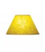 Κίτρινο Κρεμαστό Αμπαζούρ από χειροποίητο ριζόχαρτο Δ-35cm