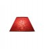 Κόκκινο Επιτραπέζιο Αμπαζούρ Κωνικό από Ριζόχαρτο Δ-20cm