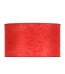 Κόκκινο Επιτραπέζιο Αμπαζούρ Κυλινδρικό από Ριζόχαρτο Δ-40cm Y-22cm