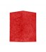 Κόκκινο Επιτραπέζιο Αμπαζούρ Τετράγωνο από Ριζόχαρτο Υ40cm