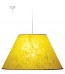 Κίτρινο Φωτιστικό Οροφής Κωνικό από Ριζόχαρτο