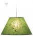 Πράσινο Φωτιστικό Οροφής Κωνικό από Ριζόχαρτο
