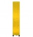 Κυλινδρικό φωτιστικό δαπέδου σε Κίτρινο χρώμα.