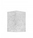 Λευκό Τετράγωνο αμπαζούρ από χειροποίητο ριζόχαρτο