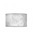 Λευκό Επιτραπέζιο Αμπαζούρ Κυλινδρικό από Ριζόχαρτο Δ-22cm Y-14cm