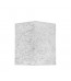 Λευκό Επιτραπέζιο Αμπαζούρ Τετράγωνο από Ριζόχαρτο Υ35cm