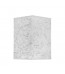 Λευκό Κρεμαστό Αμπαζούρ Τετράγωνο από Ριζόχαρτο Υ-40