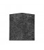 Μαύρο Επιτραπέζιο Αμπαζούρ Τετράγωνο από Ριζόχαρτο Υ35cm