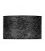 Μαύρο Επιτραπέζιο Αμπαζούρ Κυλινδρικό από Ριζόχαρτο Δ-40cm Y-22cm