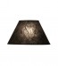 Μαύρο Κρεμαστό Αμπαζούρ από χειροποίητο ριζόχαρτο Δ-35cm