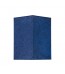 Μπλε Επιτραπέζιο Αμπαζούρ Τετράγωνο από Ριζόχαρτο Υ40cm