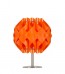 Πορτοκαλί επιτραπέζιο φωτιστικό  Nova S1 με βάση 10 cm