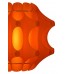 Πορτοκαλί κρεμαστό φωτιστικό οροφής Duette M2