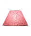 Ροζ Κρεμαστό Αμπαζούρ από χειροποίητο ριζόχαρτο Δ-40